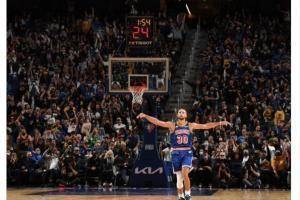 官方花式吹！NBA官方晒库里数据：30号+45分＝75周年