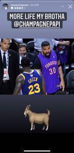一语双关！追梦为Drake庆生：More Life我的兄弟🐐