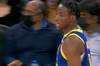 勇士7号秀库明加末节中段替补登场 上演NBA生涯首秀