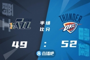 🏀康利18+5 戈贝尔14+17+5帽 多特27分 爵士险胜雷霆