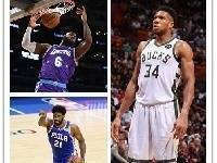 詹姆斯&恩比德&字母哥连续至少17场25+且仍在延续 NBA历史首次