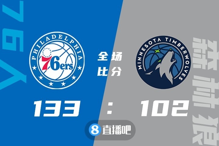 🏀哈登首秀27+8+12 恩比德34+10 唐斯25+7 76人大胜森林狼