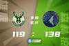 🏀唐斯25+11+5 爱德华兹25+5 字母哥缺阵 森林狼擒鹿取4连胜
