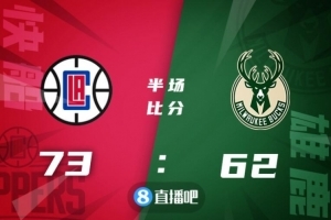 🏀考文顿43+8 科菲32+6+7 波蒂斯25+8 快船3人20+大胜雄鹿