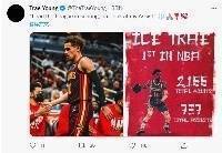特雷-杨：赛季联盟总得分王 但看看我的助攻吧❄︎🙏🏻❣💯